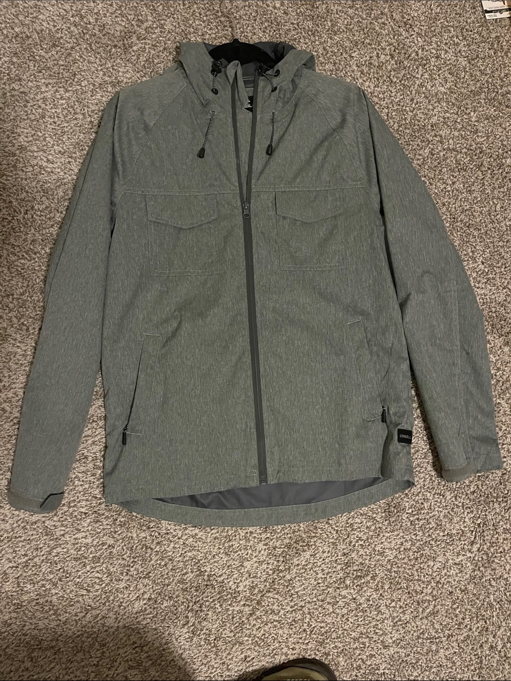 Men's Hooded O’Neill Travelers Series Anorak Rain Jacket Small